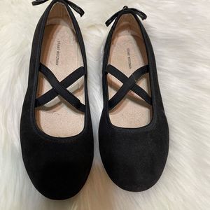 Stuart Weitzman black ballet flats, size 5